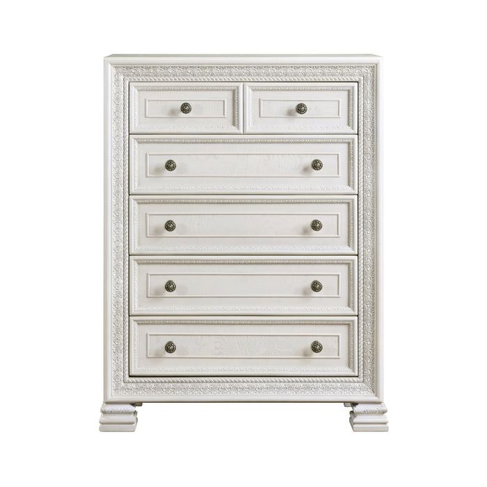 Theodora Chest in White - 1596-9