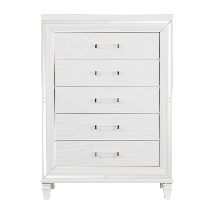 Tamsin Chest in White/Transparent - 1616W-9