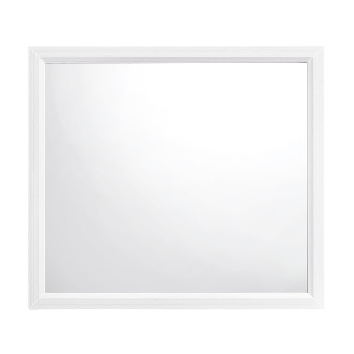 Davi Mirror in White - 1645WH-6