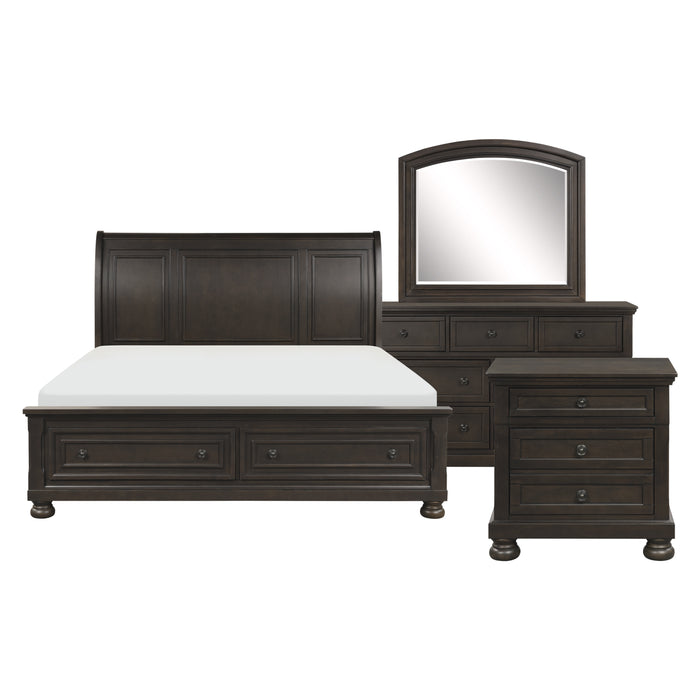 Begonia 4pc Set (QB+NS+DR+MR) in Gray/Brown - 1718GY-1*4