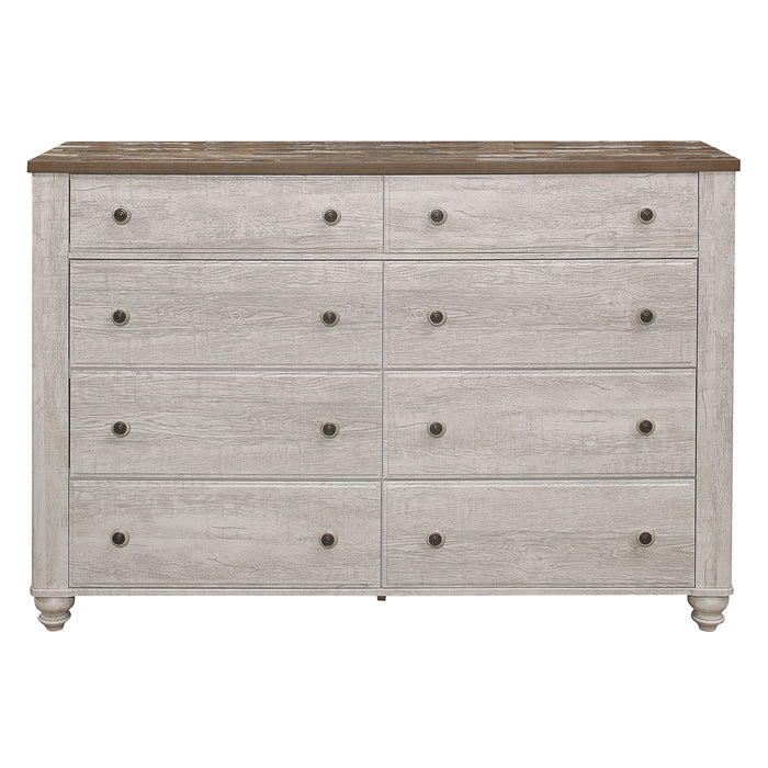 Nashville Dresser in White/Brown - 1903-5