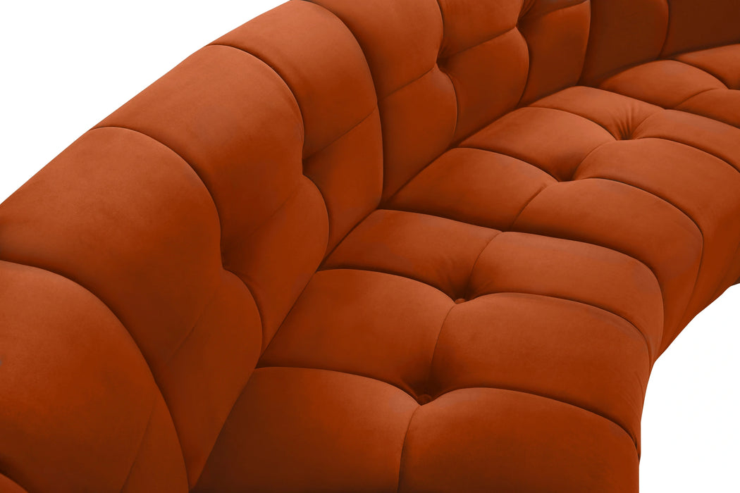 Limitless Cognac Velvet 13pc. Modular Sectional