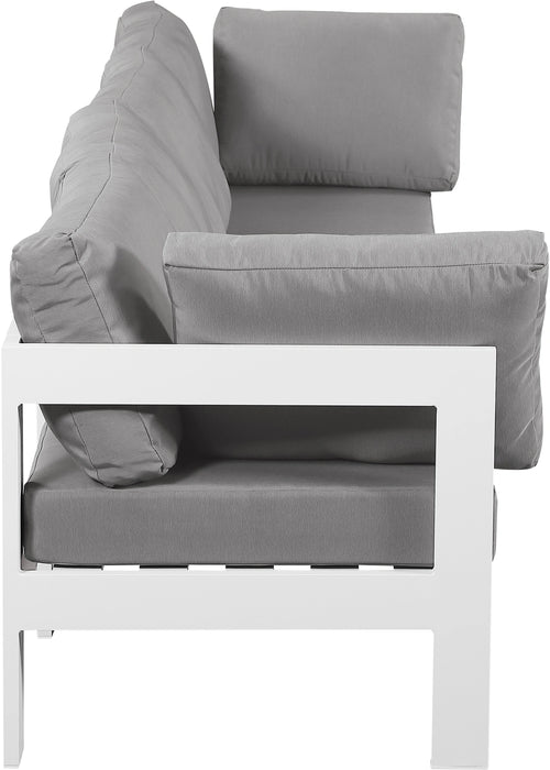 Nizuc Grey Waterproof Fabric Outdoor Patio Modular Sofa