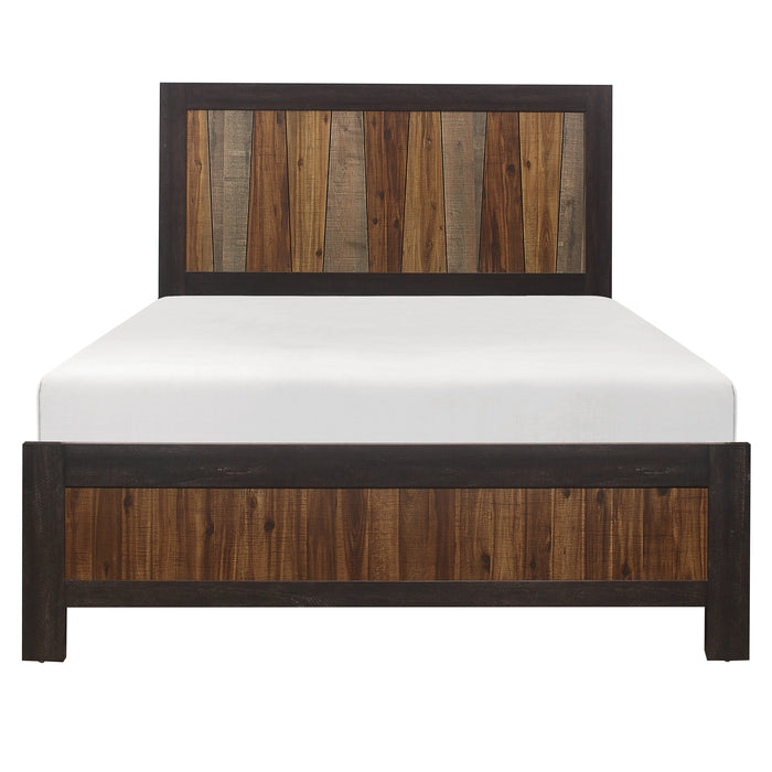 Cooper Queen Bed in Multi/Gray/Brown - 2059-1