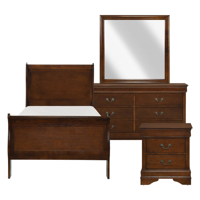 Mayville 4pc Set (TB+NS+DR+MR) in Cherry - 2147T-1*4