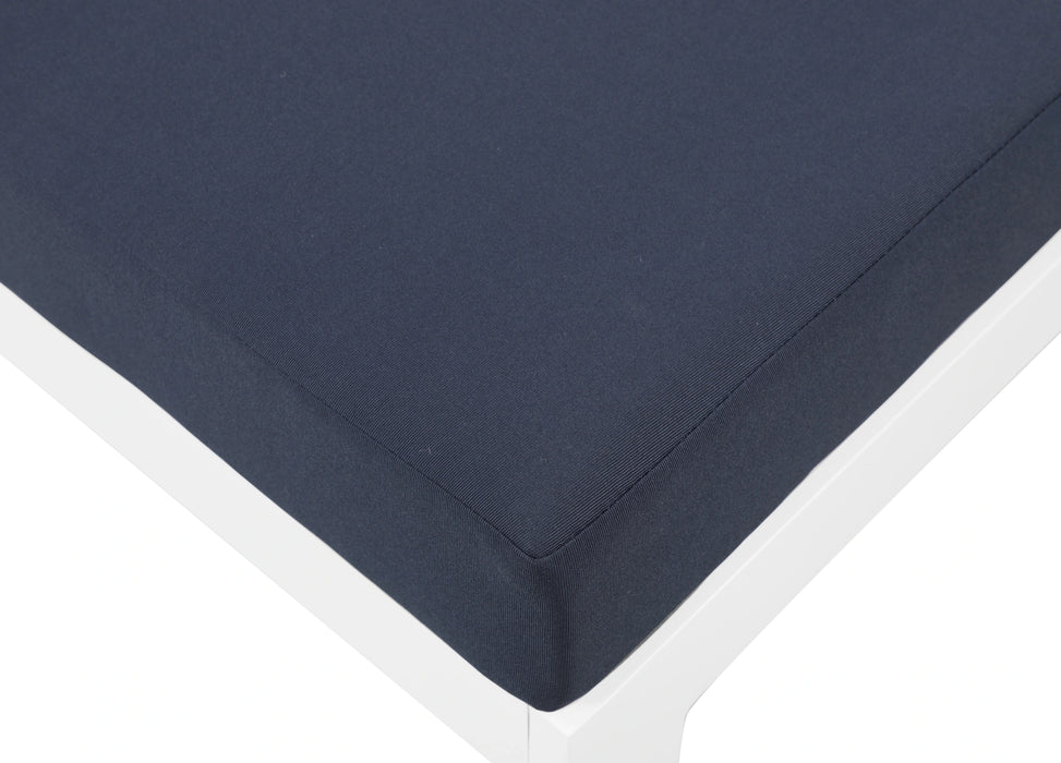 Nizuc Navy Waterproof Fabric Outdoor Patio Modular Sectional