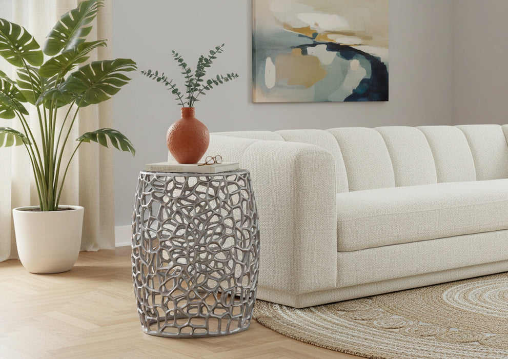 Priya Silver End Table