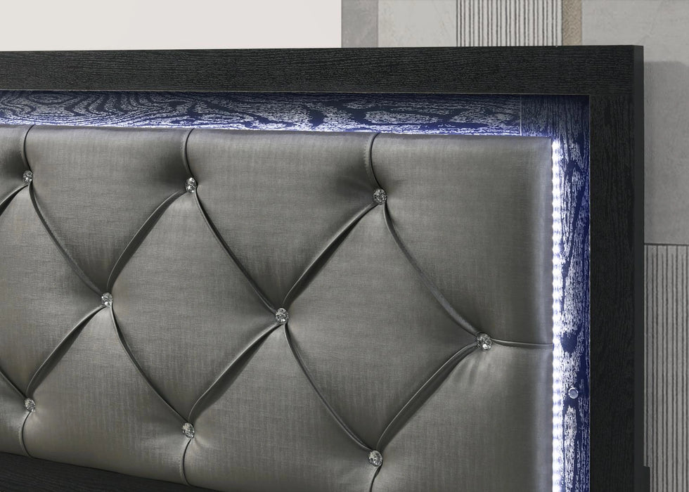 Black Led King Bed