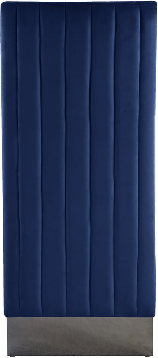 Porsha Navy Velvet Dining Chair