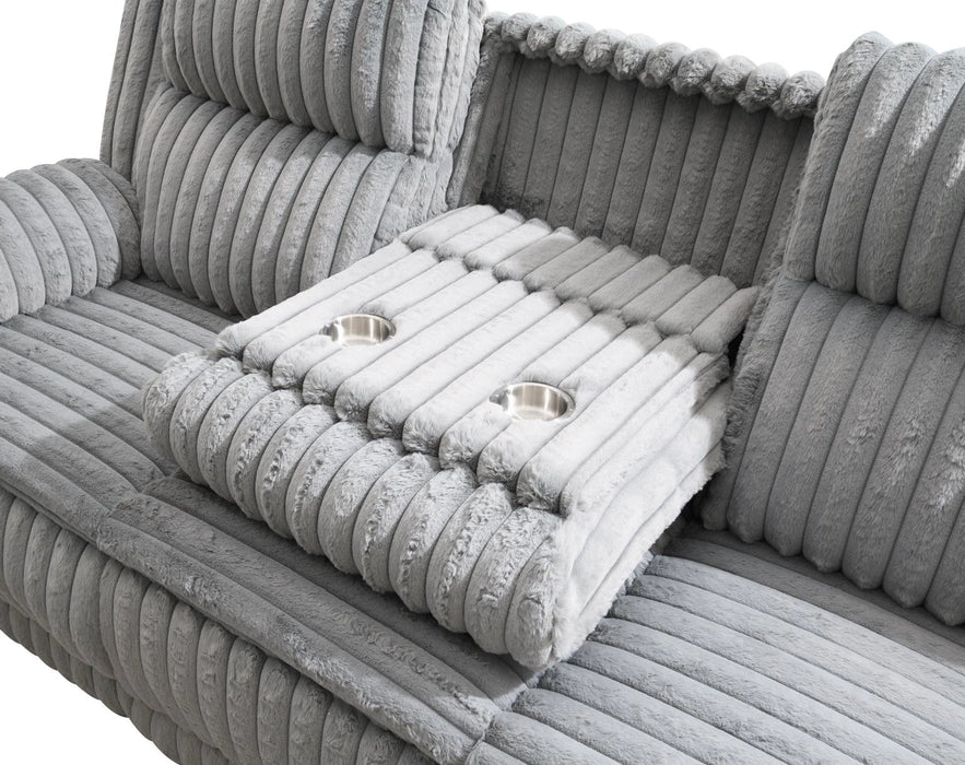 Reclining Sofa-Reclining Loveseat
