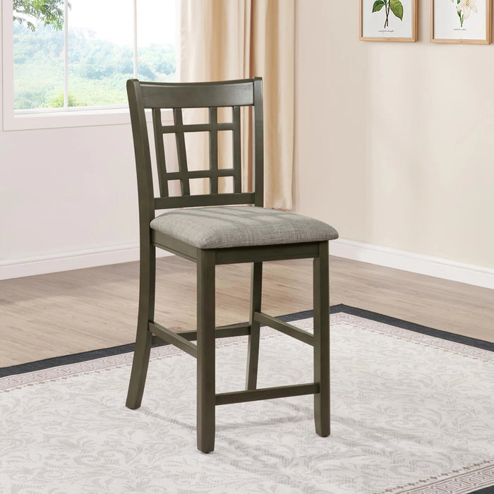 Gray Counter Height Chairs (2/Box) Priced As Each