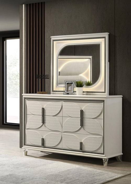 King Bed - Dresser - Mirror