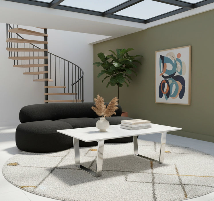 Carlton Chrome Coffee Table