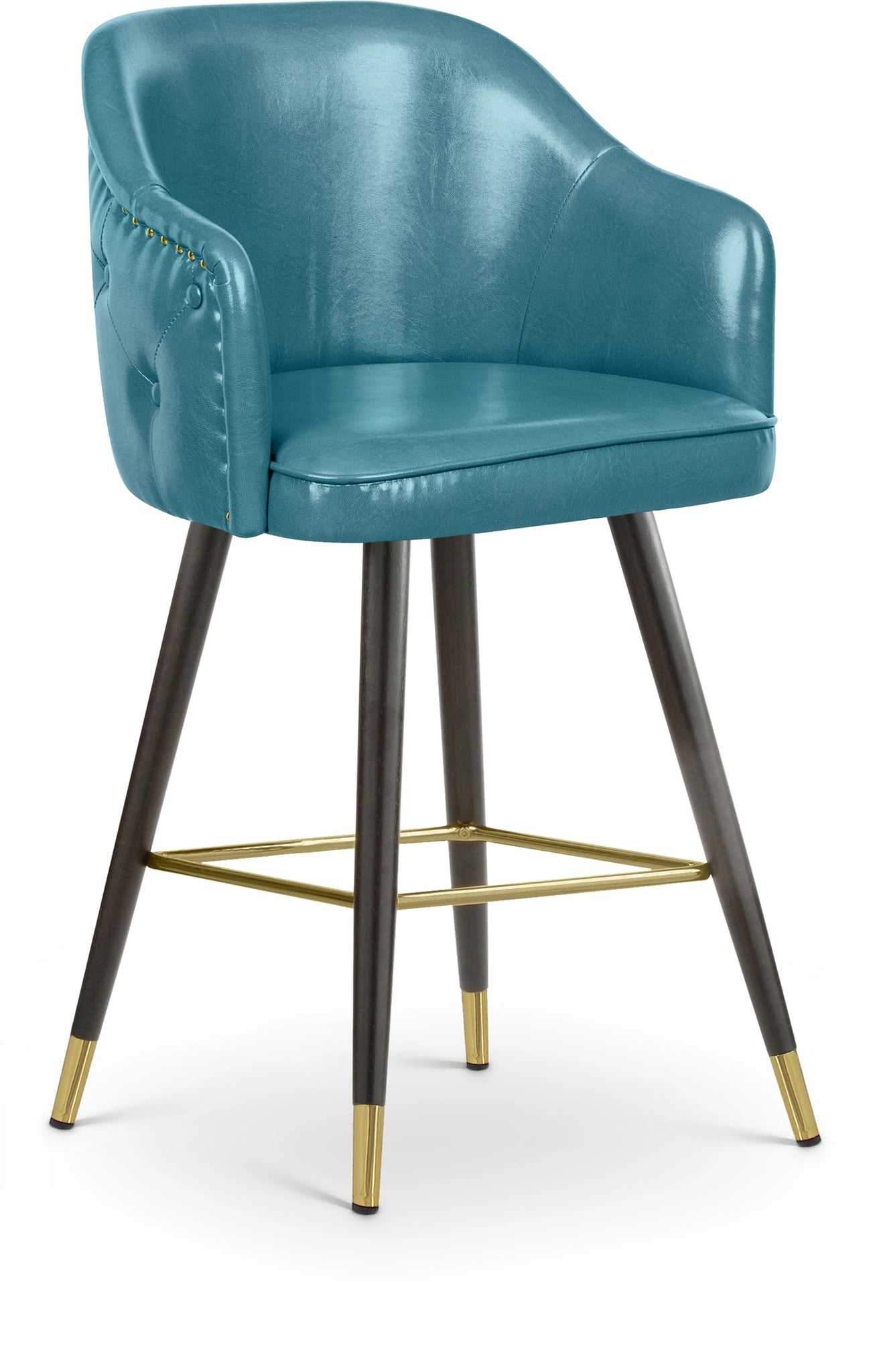 Blue Faux Leather