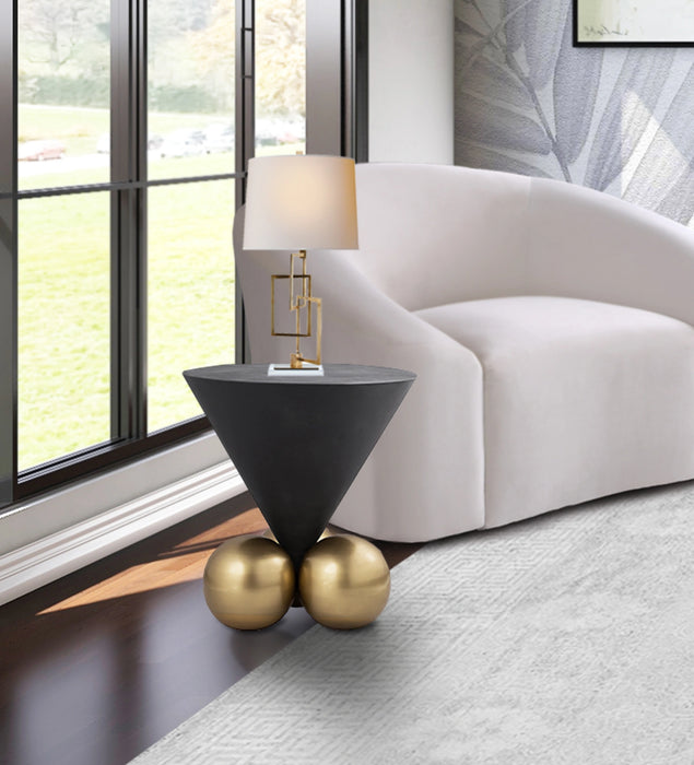 Naples Grey Cement End Table