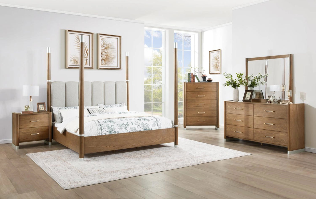 King Bed-Dresser-Mirror
