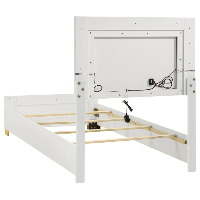 Marceline Panel Bed with LED Lighting