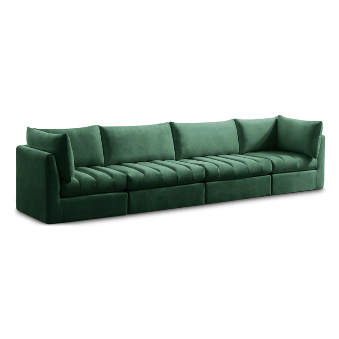 Jacob Green Velvet Modular Sofa