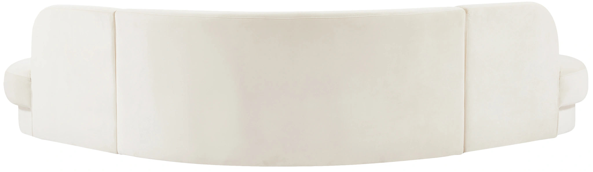 Rosa Cream Velvet 3pc. Sectional (3 Boxes)