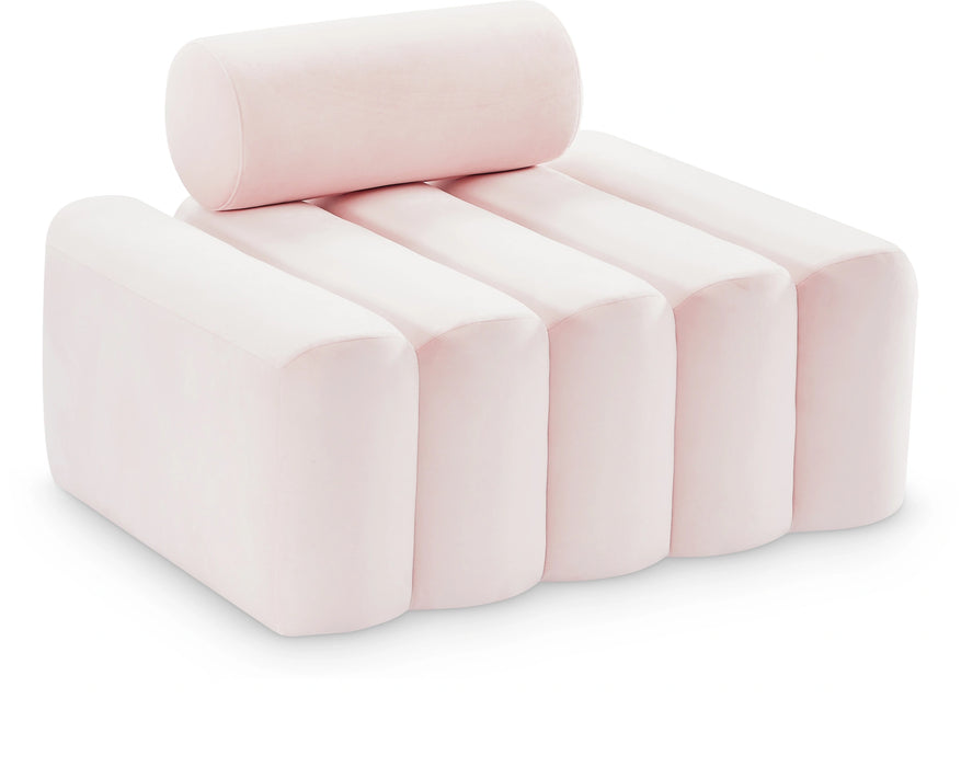 Melody Pink Velvet Chair