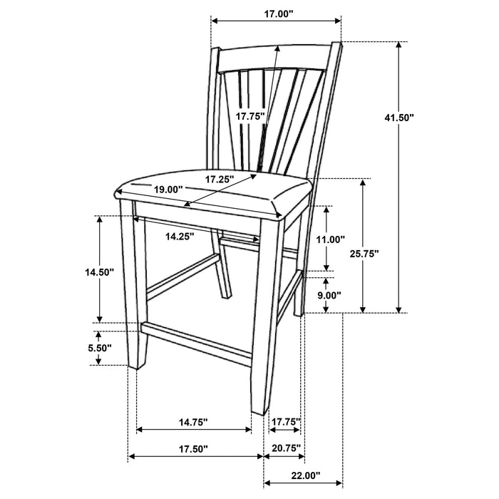 Canfield Counter Height Dining Set