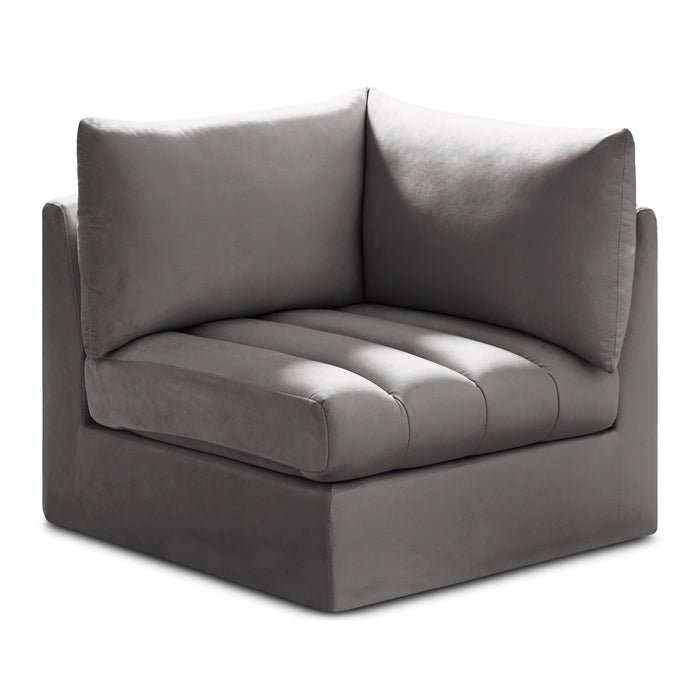 Jacob Grey Velvet Corner