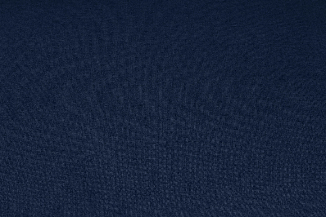 Serene Navy Linen Fabric Deluxe Cloud Modular Sofa