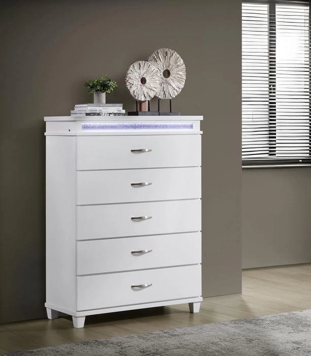 King Bed-Dresser-Mirror