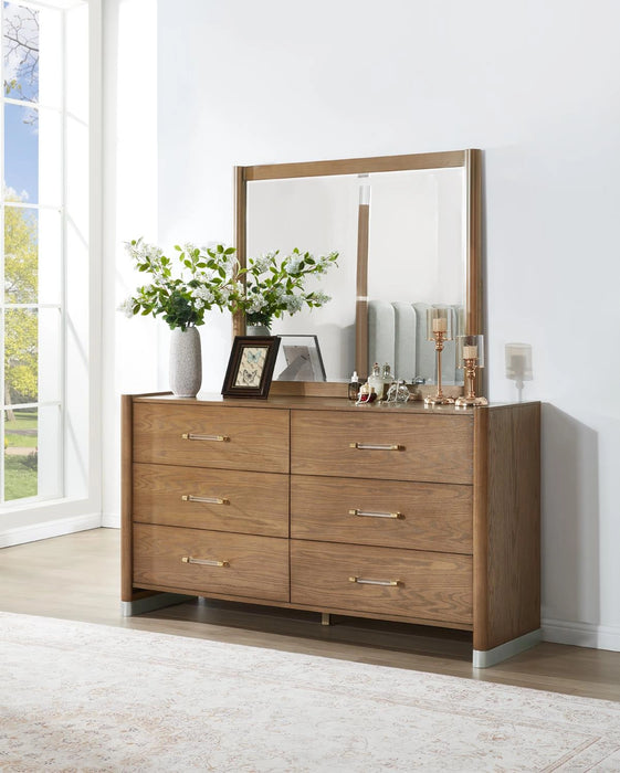 King Bed Frame - Dresser - Mirror - Chest - Nightstand