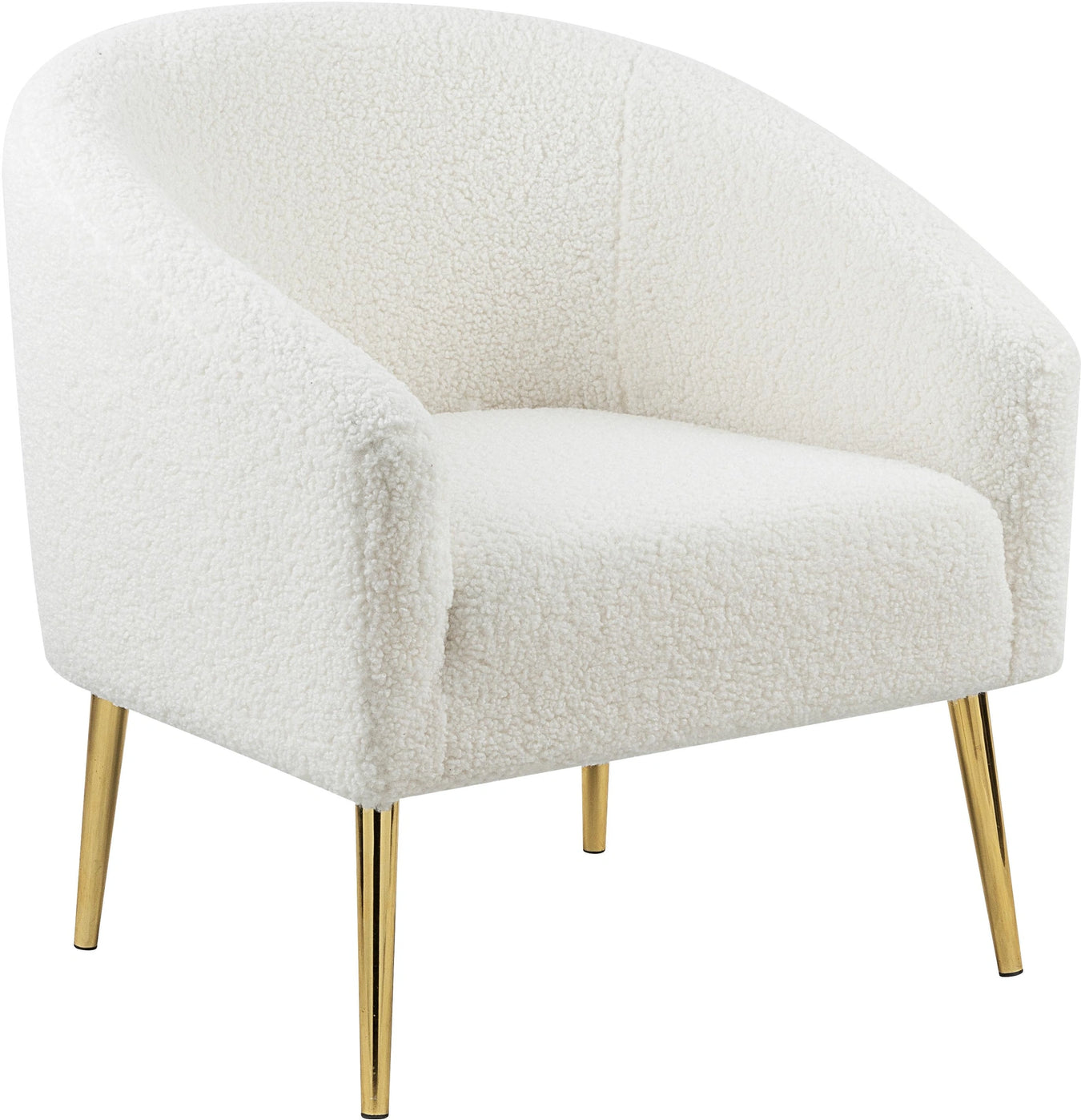 White Faux Sheepskin Fur