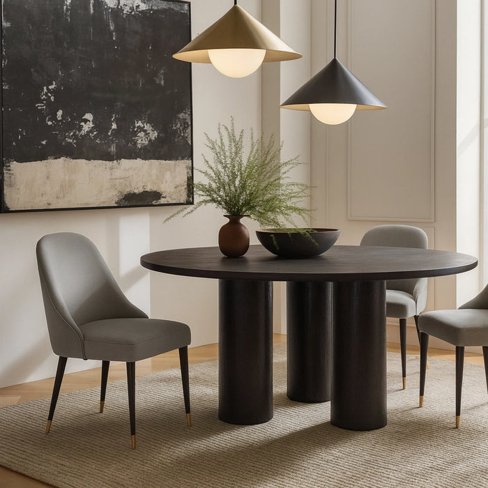 Omni Grey Velvet Dining Chair