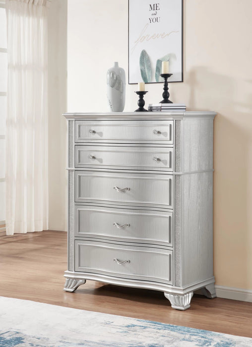 Silver King Bed