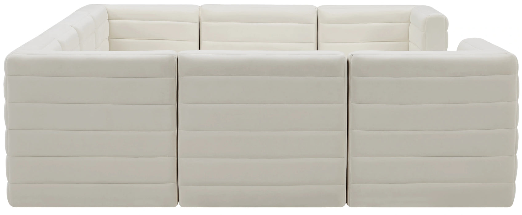Quincy Cream Velvet Modular Sectional