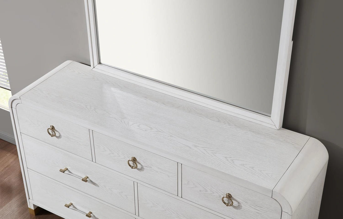 Queen Bed Frame - Dresser - Mirror - Chest - Nightstand