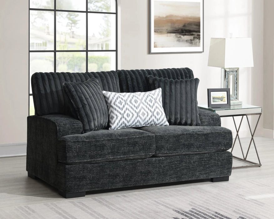 Charcoal Loveseat