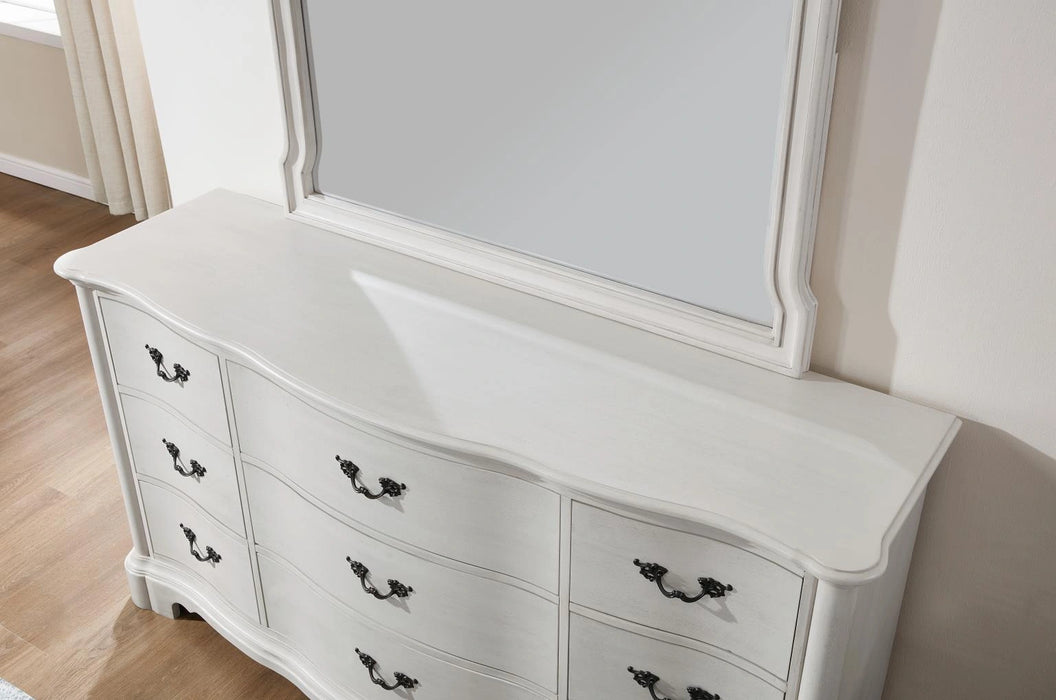 King Bed Frame - Dresser - Mirror - Chest - Nightstand