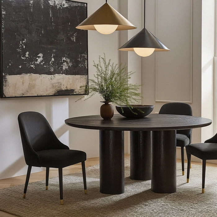 Omni Black Velvet Dining Chair