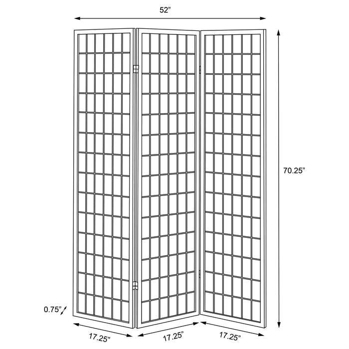 Carrie Three-Panel Room Divider