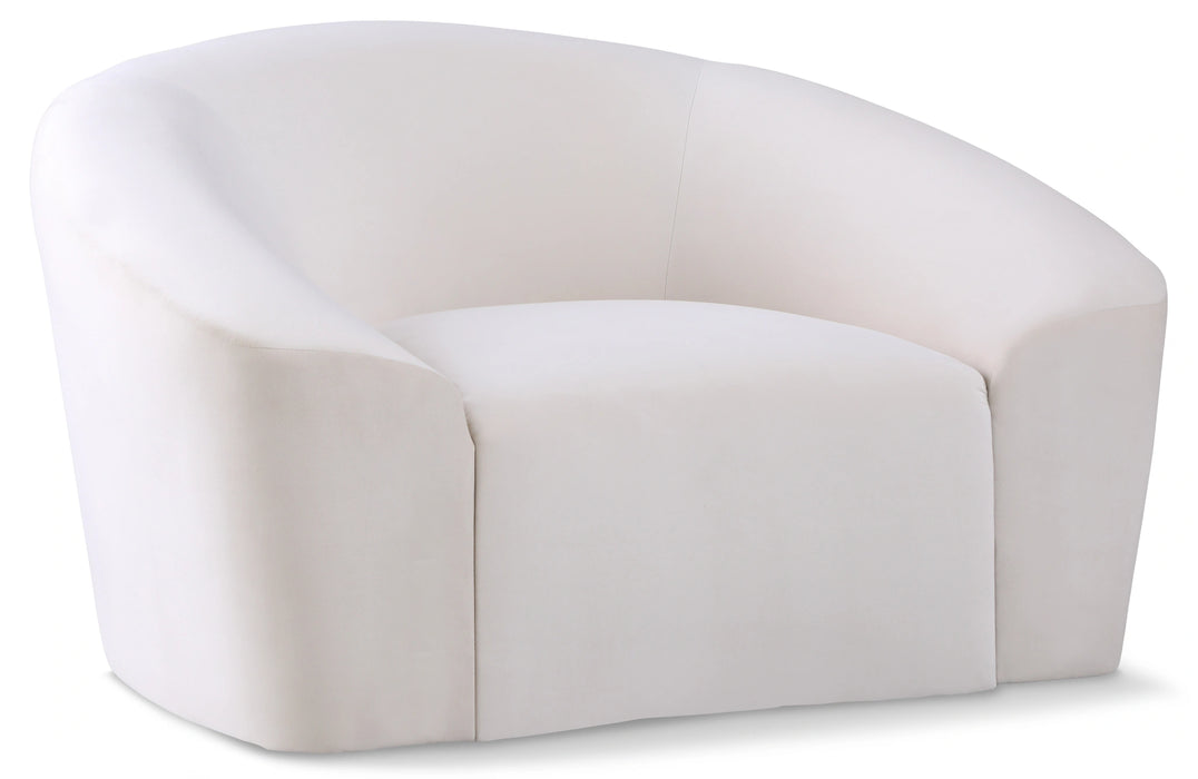 Riley Cream Velvet Chair