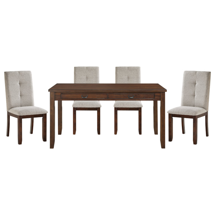 Binghampton 5pc Set (TB+4S) in Cherry/Gray - 5710-60*5
