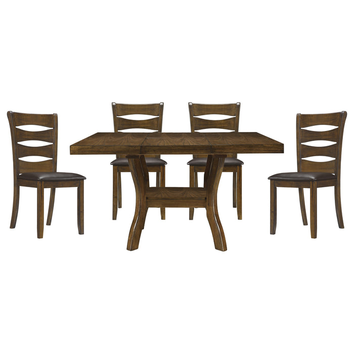 Darla 5pc Set (TB+4S) in Brown - 5712-54*5