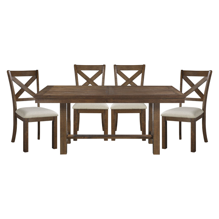 Bonner 5pc Set (TB+4S) in Beige/Brown - 5808-68*5