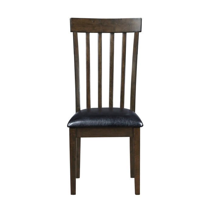 Rutland Side Chair in Black/Espresso - 5890S