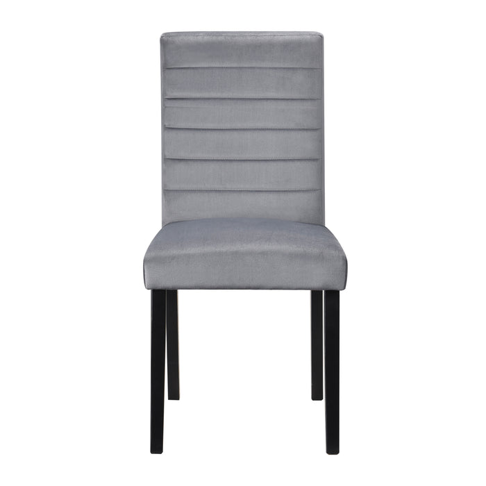 Andreas Side Chair in Black/Gray - 5902S