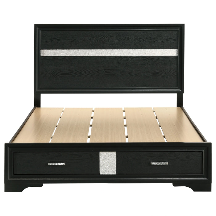 Miranda Panel Platform Storage Bed