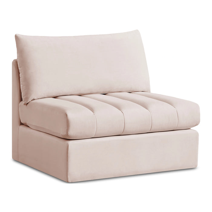 Jacob Pink Velvet Armless