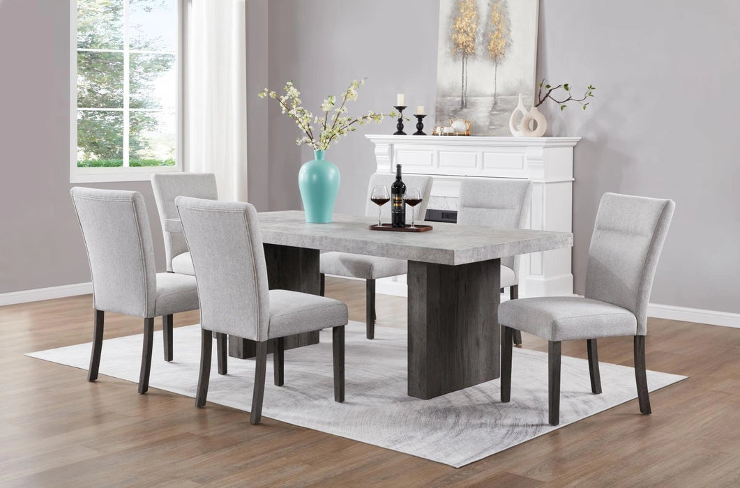 Dining Table & 6 Side Chairs