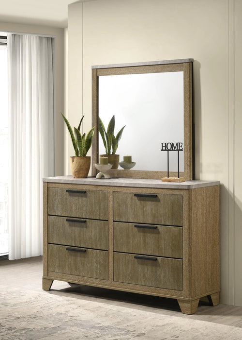 King Bed Frame - Dresser - Mirror - Chest - Nightstand