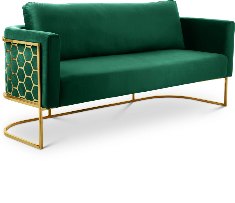 Casa Green Velvet Sofa