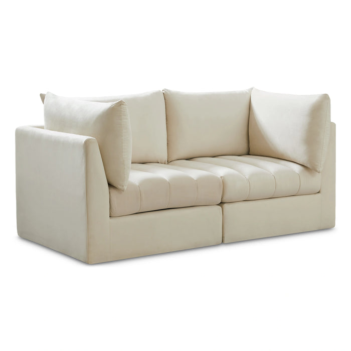 Jacob Cream Velvet Modular Sofa